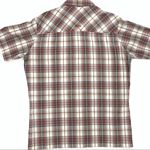 KUHL Plaid Checkered Button Up Shirt Size Medium - Picture 5 of 6